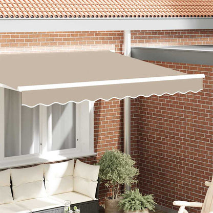 Awning Valance Replacement Beige 2.5 m Polyester