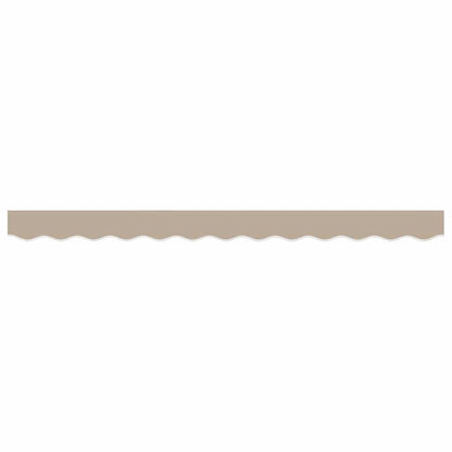 Awning Valance Replacement Beige 2.5 m Polyester