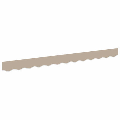 Awning Valance Replacement Beige 3.5 m Polyester