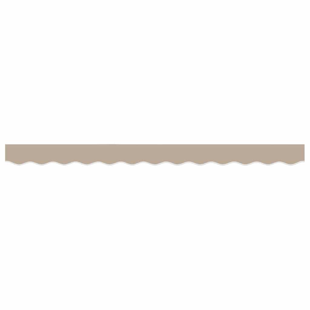 Awning Valance Replacement Beige 3.5 m Polyester