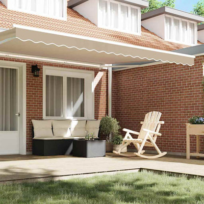 Awning Valance Replacement Beige 4.5 m Polyester