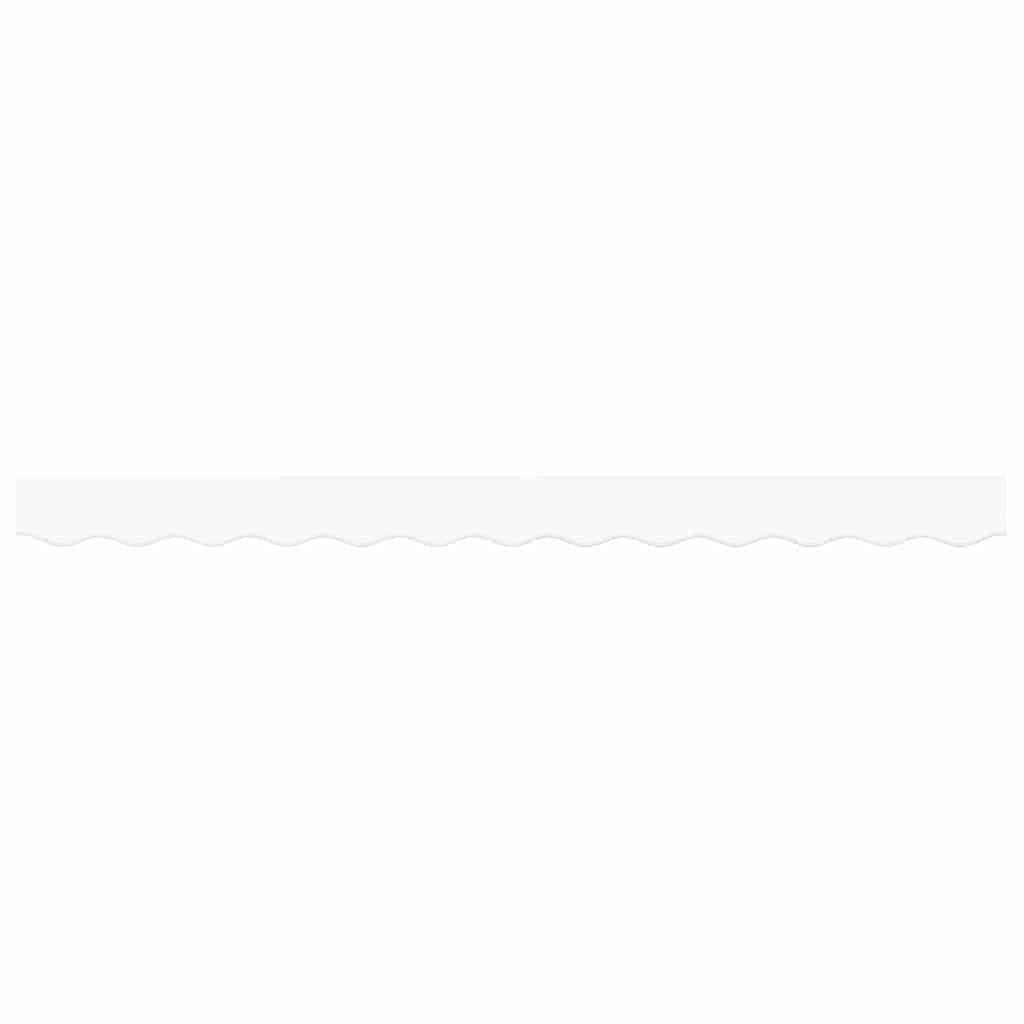 Awning Valance Replacement White 2.5 m Polyester