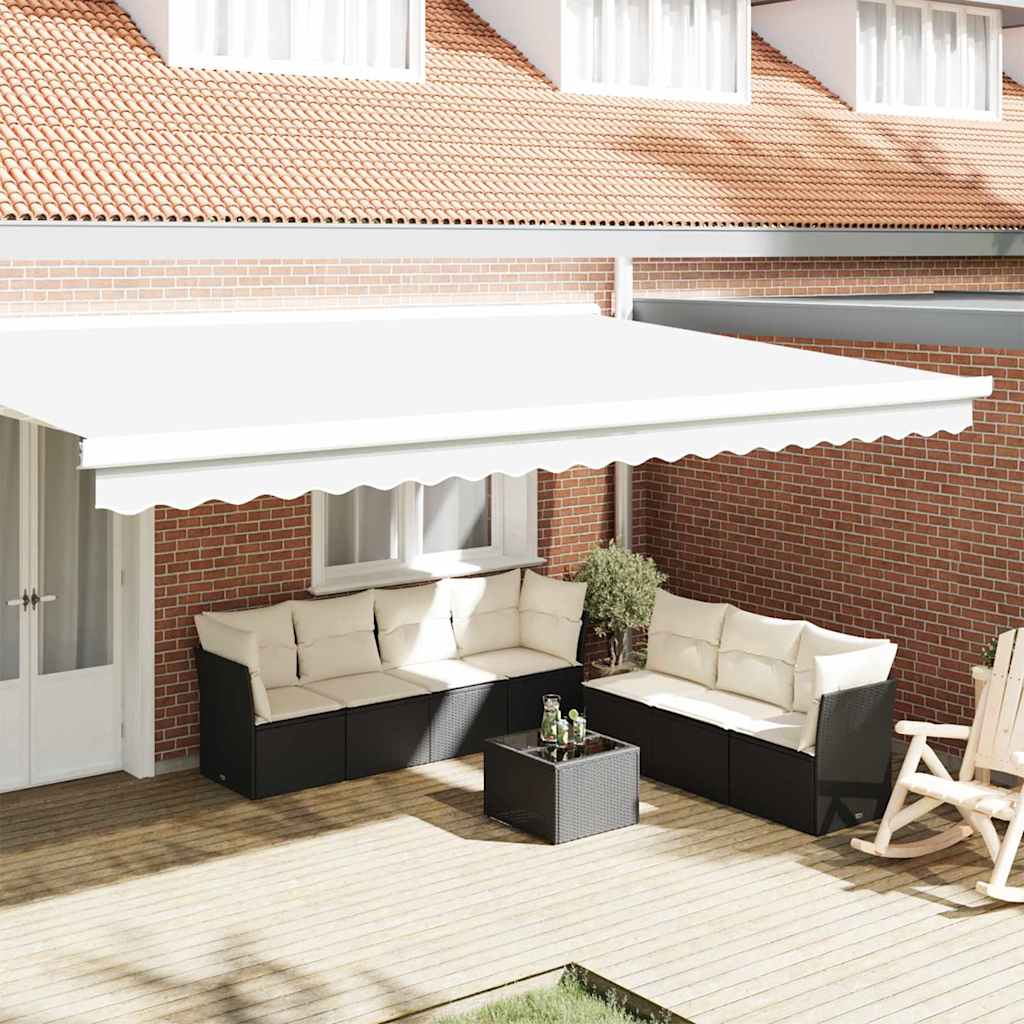 Awning Valance Replacement White 480 x 20 cm Polyester