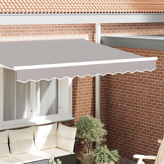 Awning Valance Replacement Light Grey 2.5 m Polyester