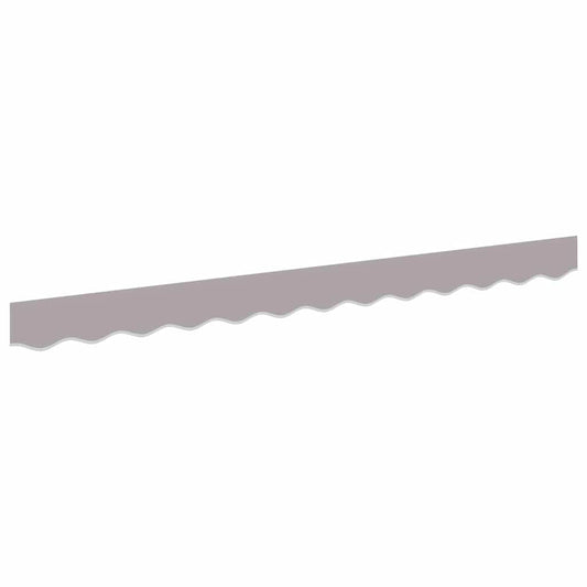 Awning Valance Replacement Light Grey 2.5 m Polyester