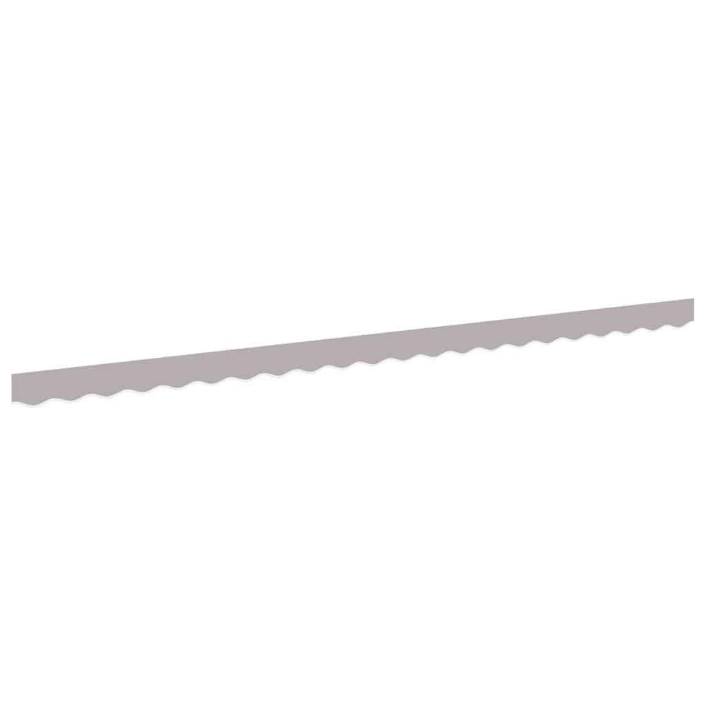 Awning Valance Replacement Light Grey 480 x 20 cm Polyester