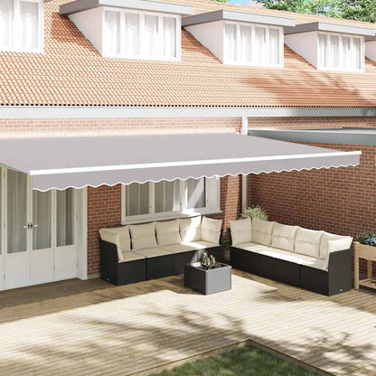 Awning Valance Replacement Light Grey 6 m Polyester