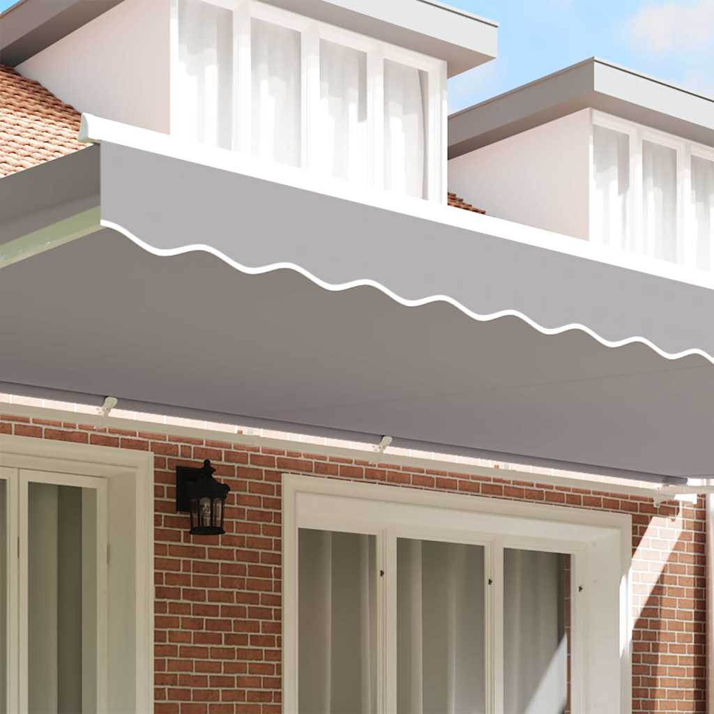 Awning Valance Replacement Light Grey 6 m Polyester