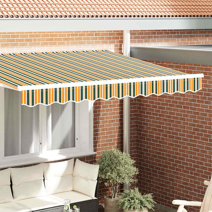 Awning Valance Replacement Green and yellow 2.5 m Polyester