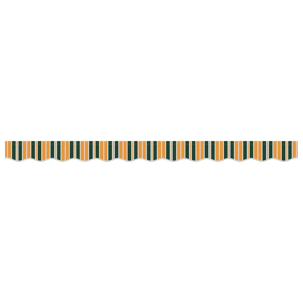 Awning Valance Replacement Green and yellow 2.5 m Polyester