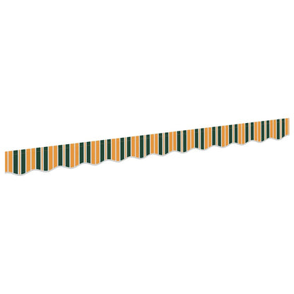 Awning Valance Replacement Green and yellow 3 m Polyester