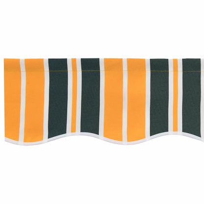 Awning Valance Replacement Green and yellow 4 m Polyester