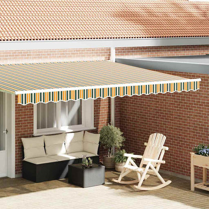 Awning Valance Replacement Green and yellow 4.5 m Polyester