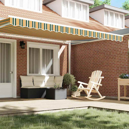 Awning Valance Replacement Green and yellow 4.5 m Polyester