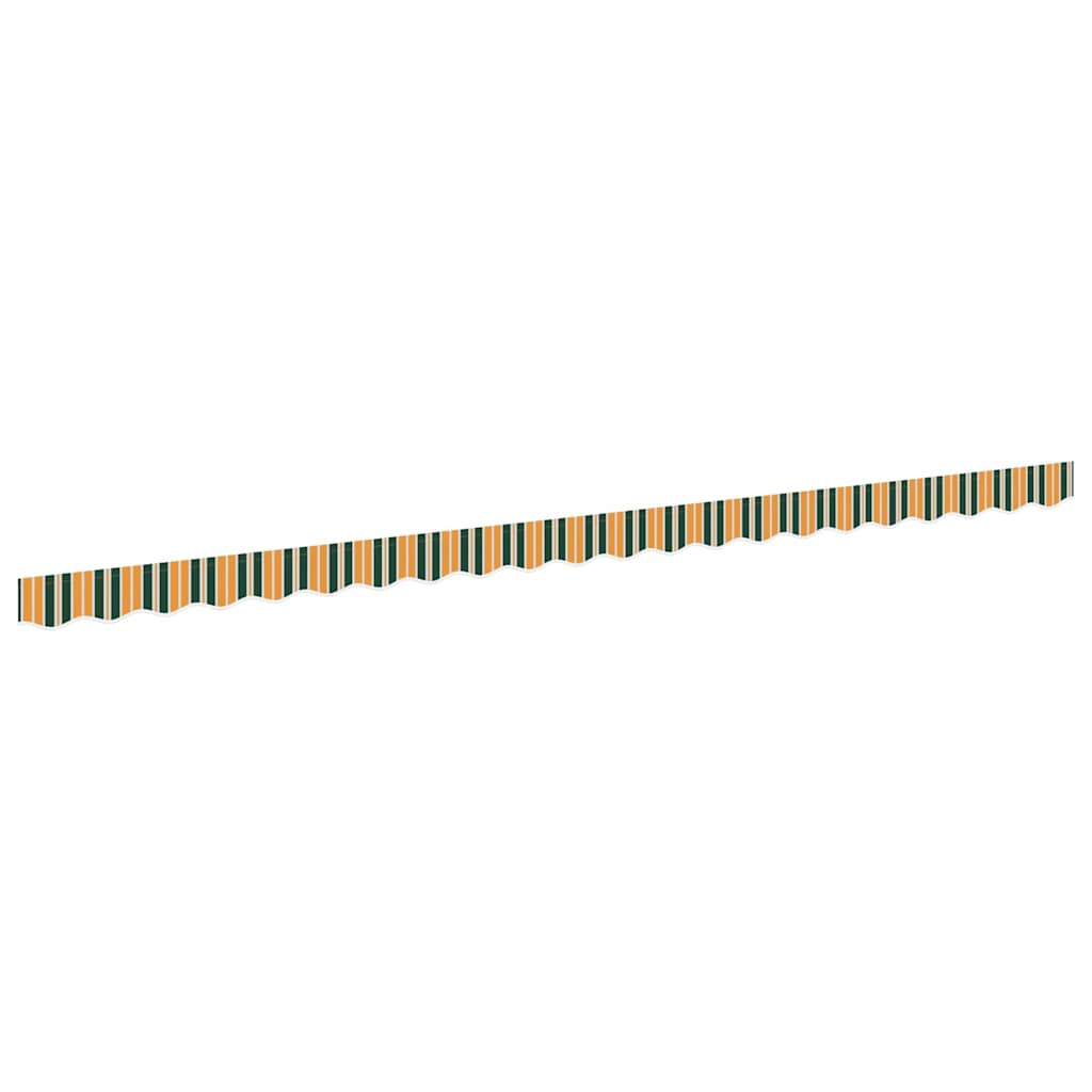 Awning Valance Replacement Green and yellow 480 x 20 cm