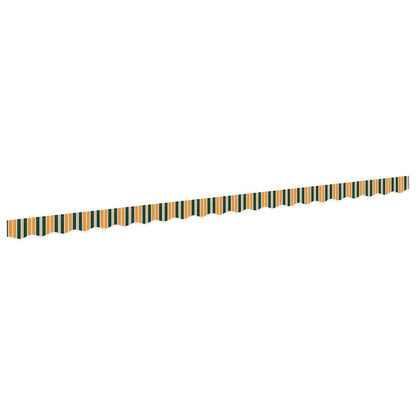 Awning Valance Replacement Green and yellow 480 x 20 cm