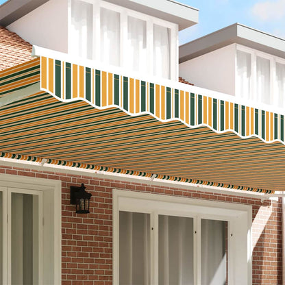 Awning Valance Replacement Green and yellow 6 m Polyester