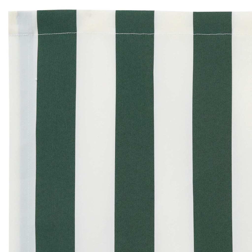 Awning Valance Replacement Green and White 3 m Polyester