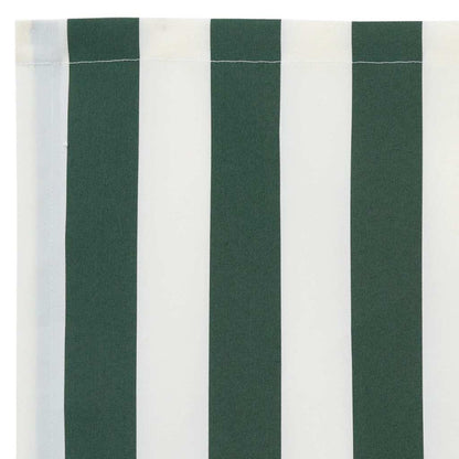 Awning Valance Replacement Green and White 3 m Polyester