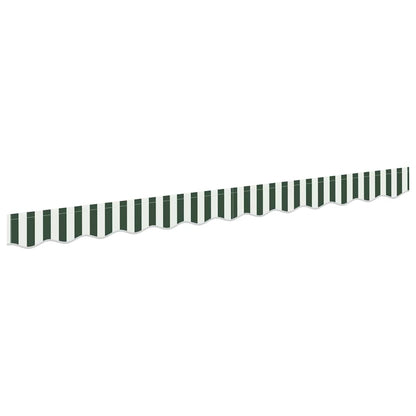 Awning Valance Replacement Green and White 3 m Polyester