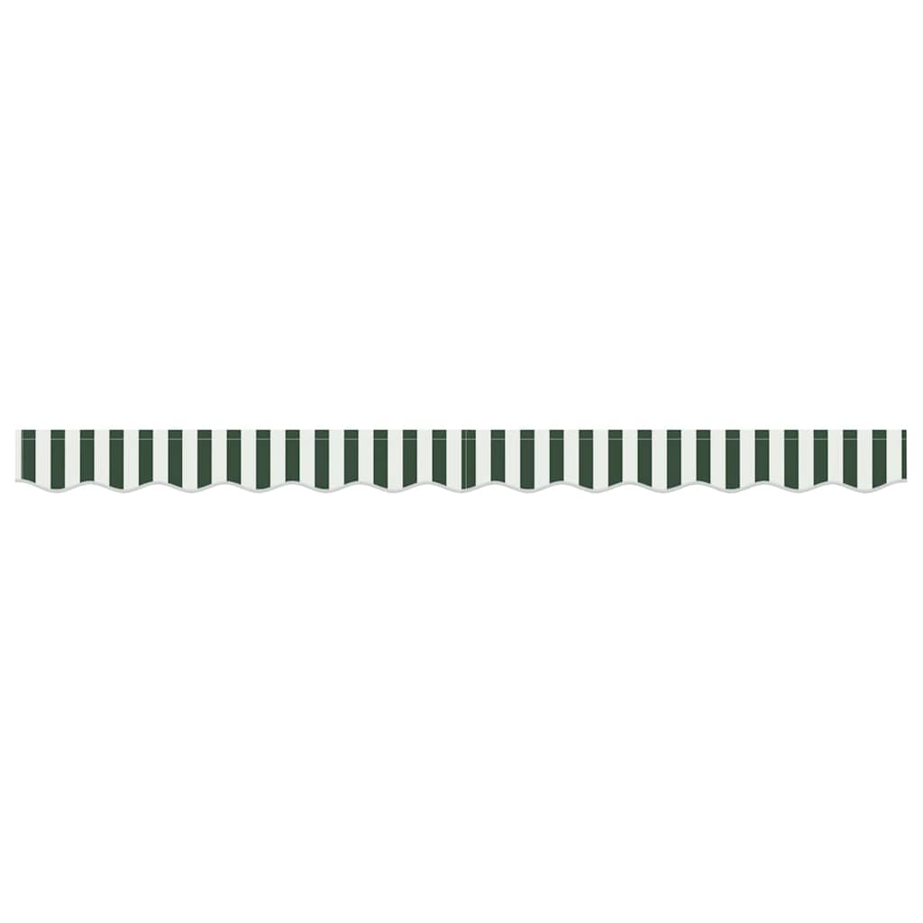 Awning Valance Replacement Green and White 3 m Polyester
