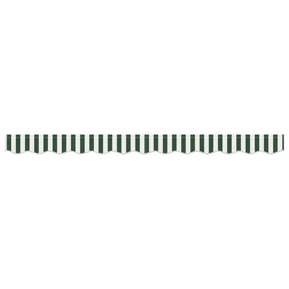 Awning Valance Replacement Green and White 3 m Polyester