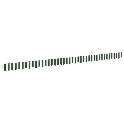 Awning Valance Replacement Green and White 4 m Polyester