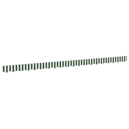 Awning Valance Replacement Green and White 4.5 m Polyester