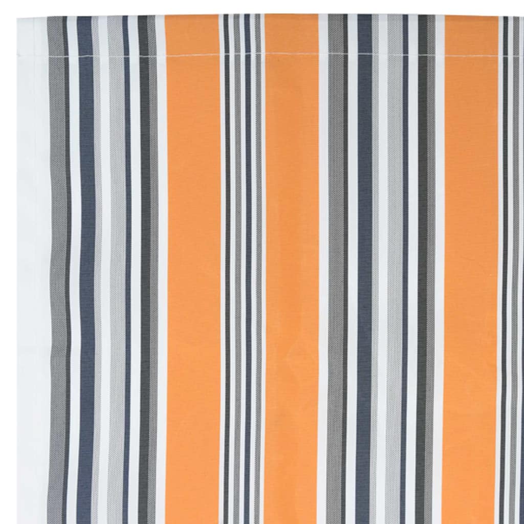 Awning Replacement Fabric Blue and Orange 1000 x 160 cm