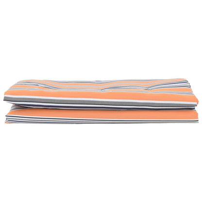 Awning Replacement Fabric Blue and Orange 1000 x 160 cm