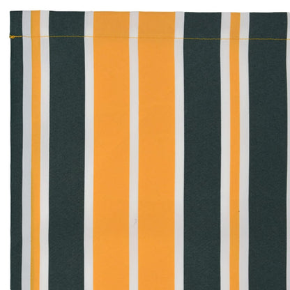 Awning Replacement Fabric Green and Yellow 1000 x 160 cm