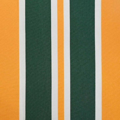 Awning Replacement Fabric Green and Yellow 1000 x 160 cm
