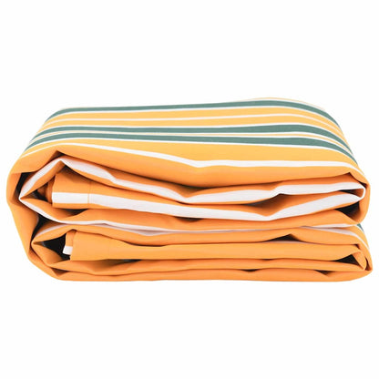 Awning Replacement Fabric Green and Yellow 1000 x 160 cm
