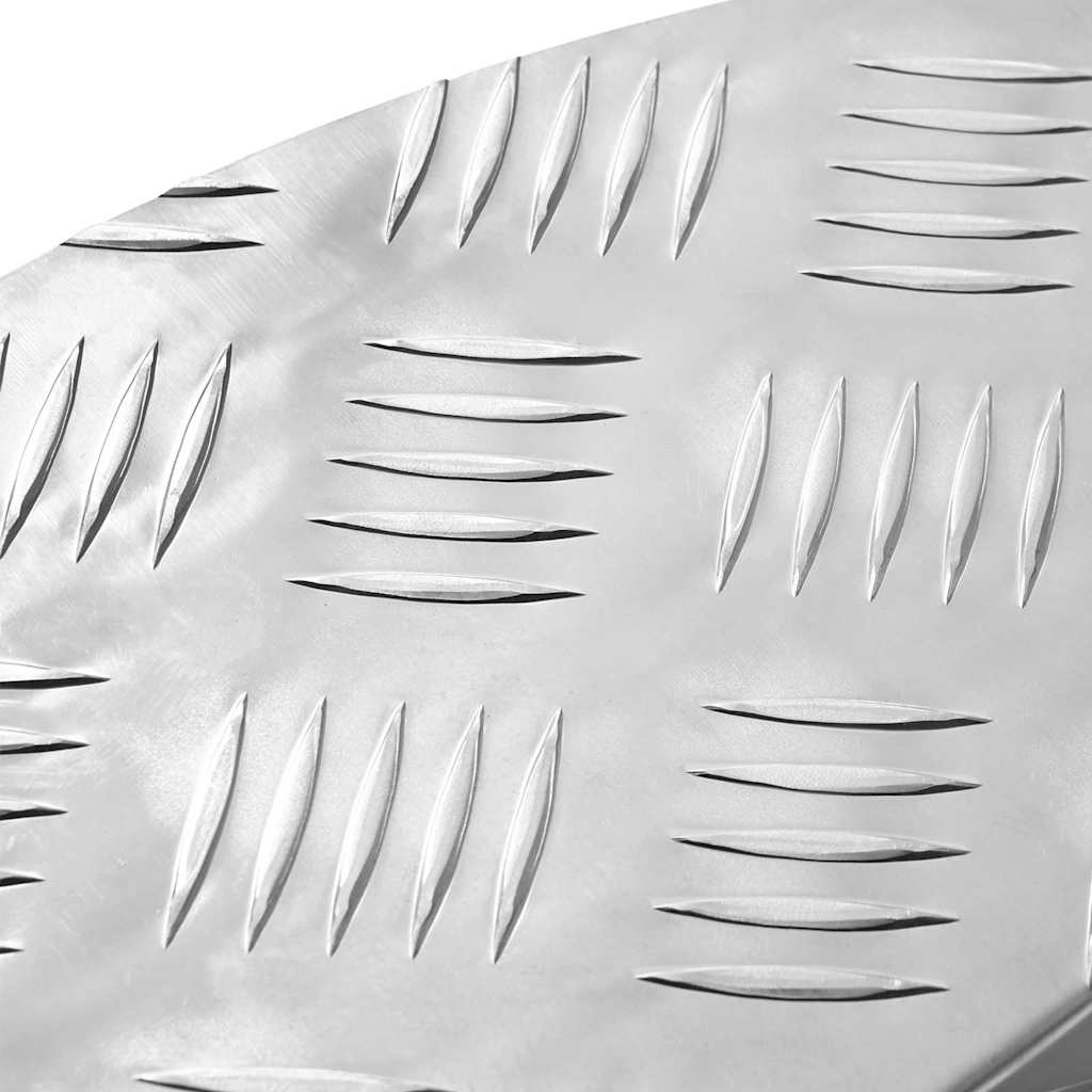 Stair Tread 15 pcs 60 x 18 x 2.5 cm Silver Aluminium Crescent
