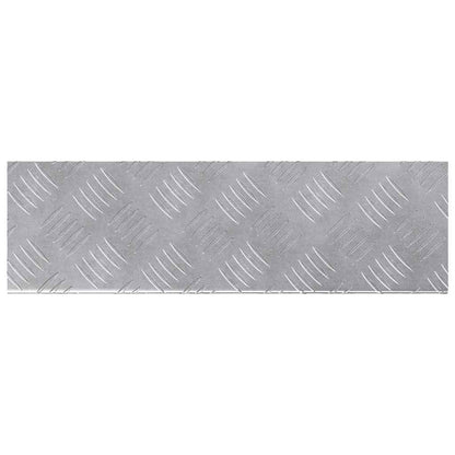Stair Tread 10 pcs Silver 60 x 18 x 2.5 cm Aluminium