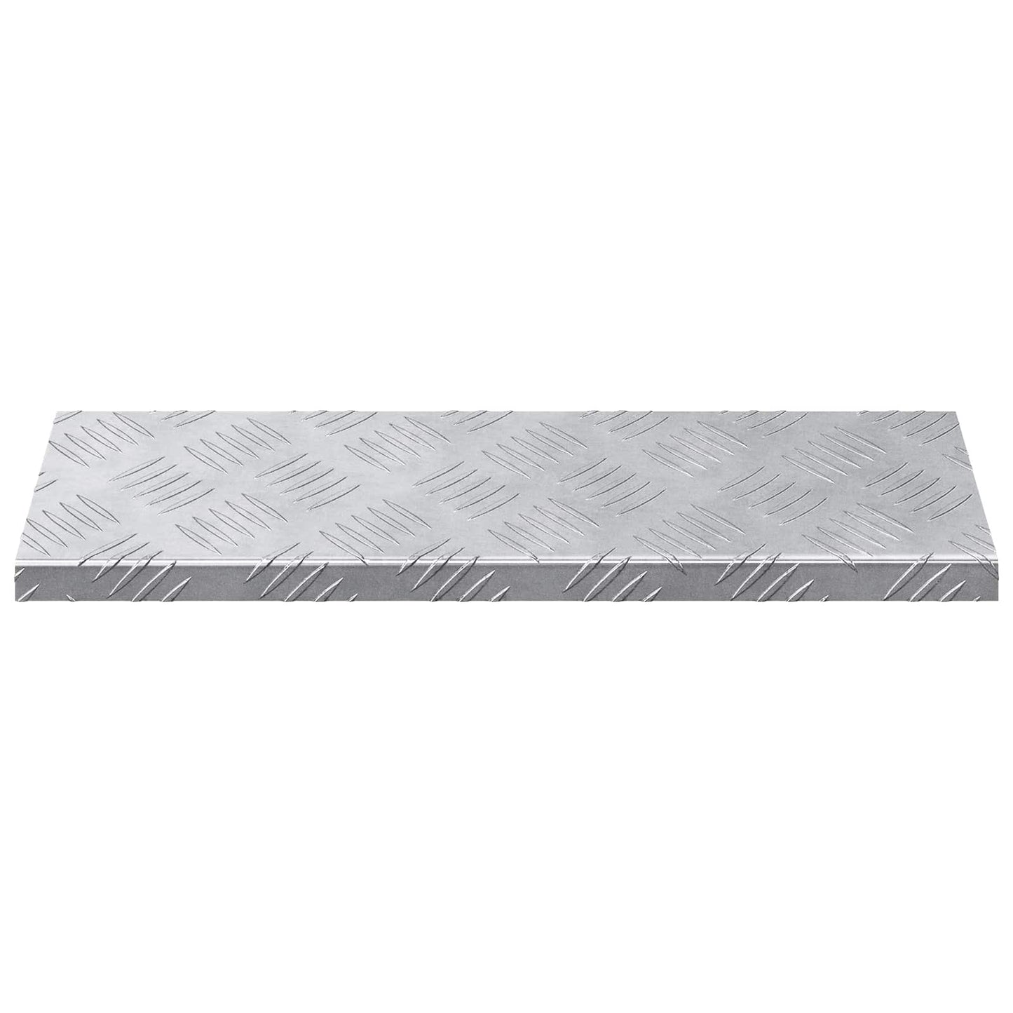 Stair Tread 15 pcs Silver 60 x 18 x 2.5 cm Aluminium