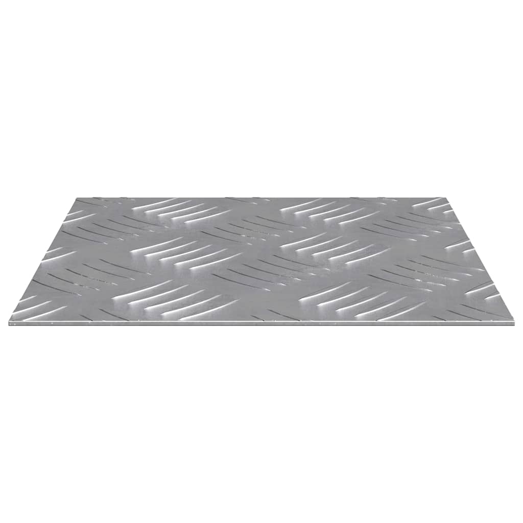 Stair Tread Square 2 pcs Silver 20 x 20 cm Aluminium