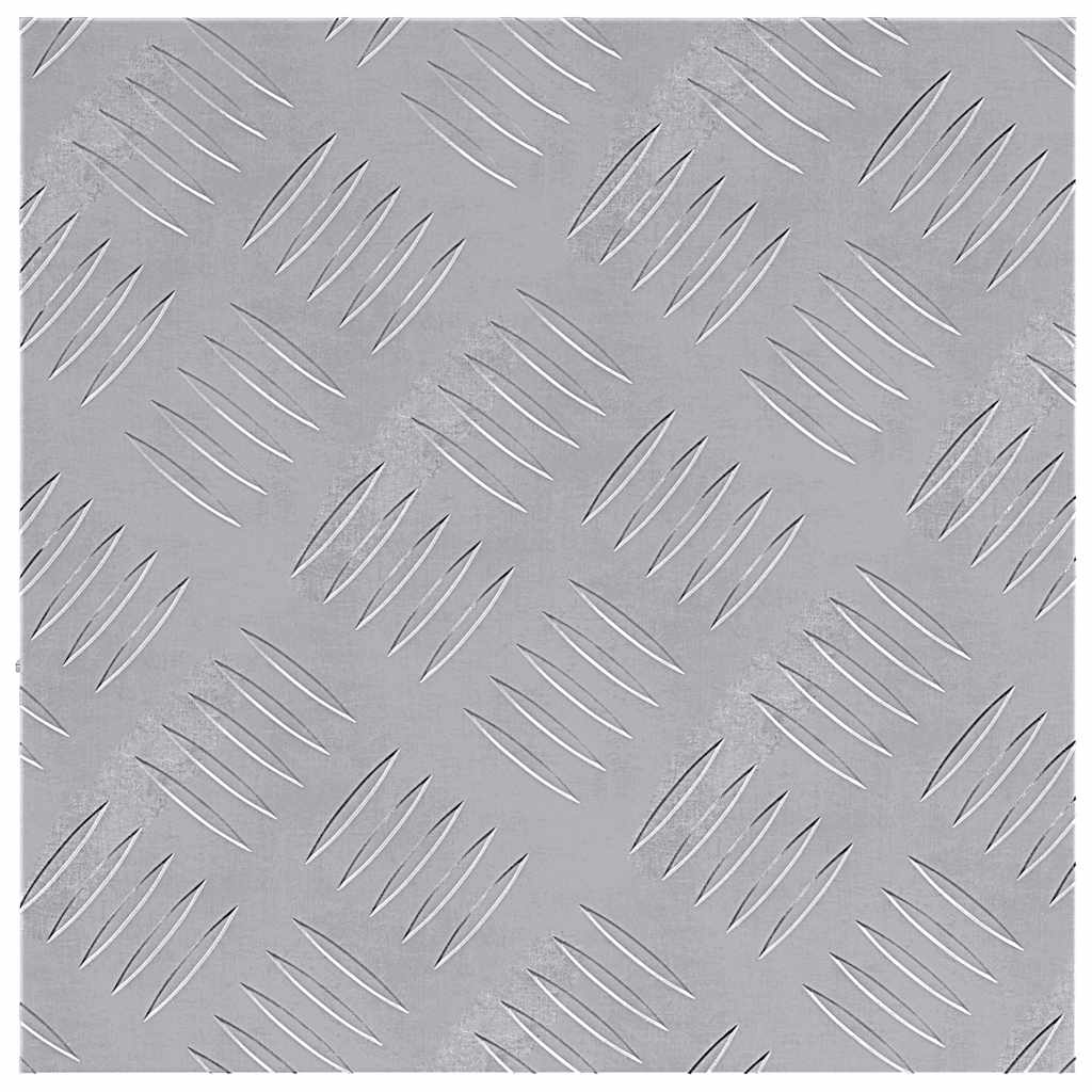 Stair Tread Square 2 pcs Silver 30 x 30 cm Aluminium