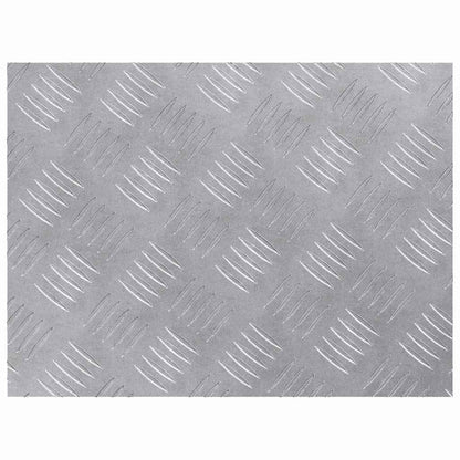 Stair Tread Rectangular 4 pcs Silver 40 x 30 cm Aluminium