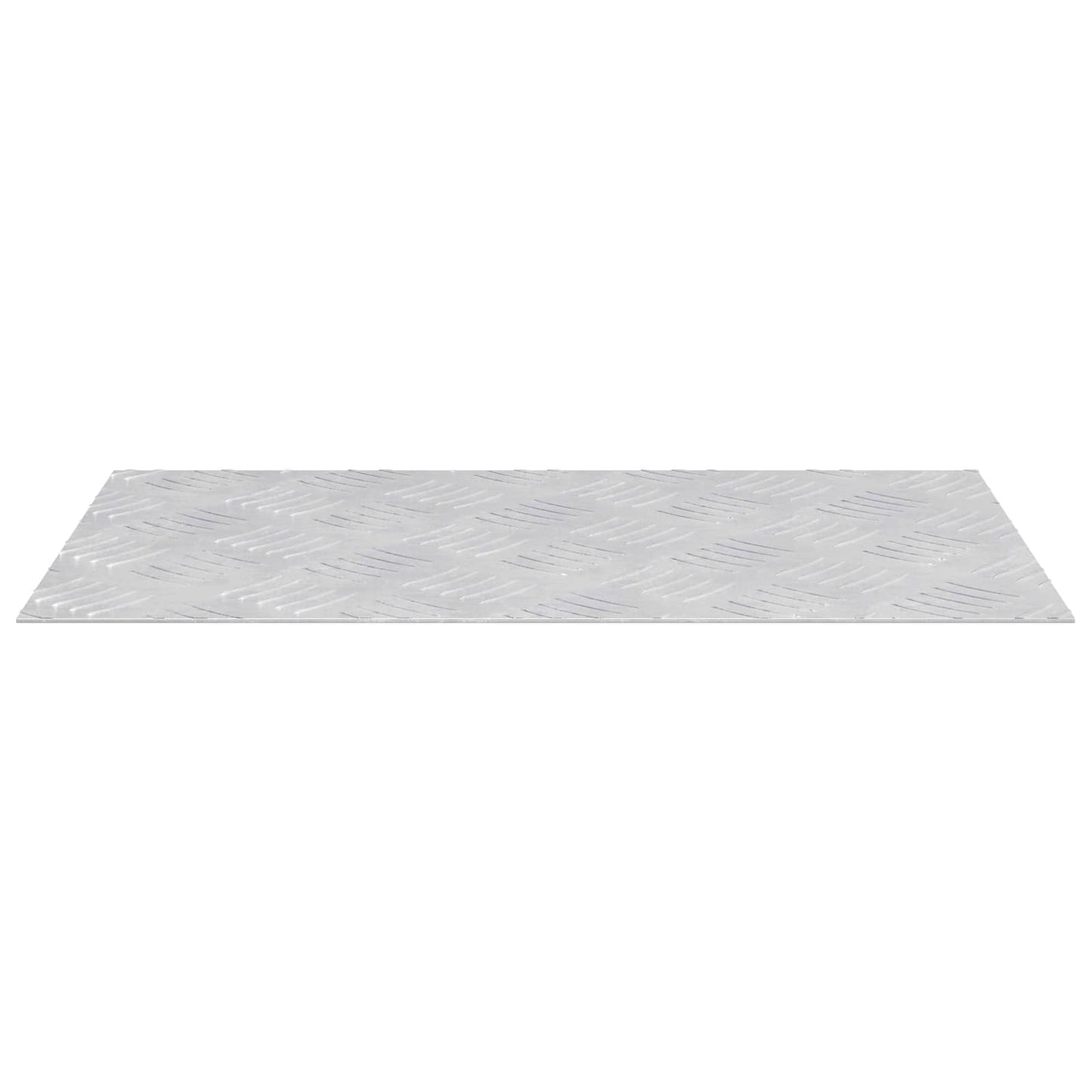 Stair Tread Rectangular 2 pcs Silver 50 x 30 cm Aluminium