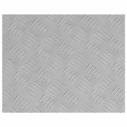 Stair Tread Rectangular 2 pcs Silver 50 x 40 cm Aluminium