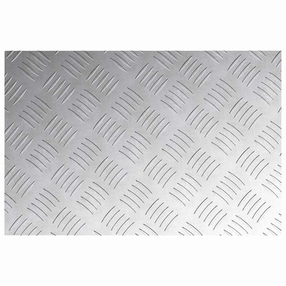 Stair Tread Rectangular 2 pcs Silver 60 x 40 cm Aluminium
