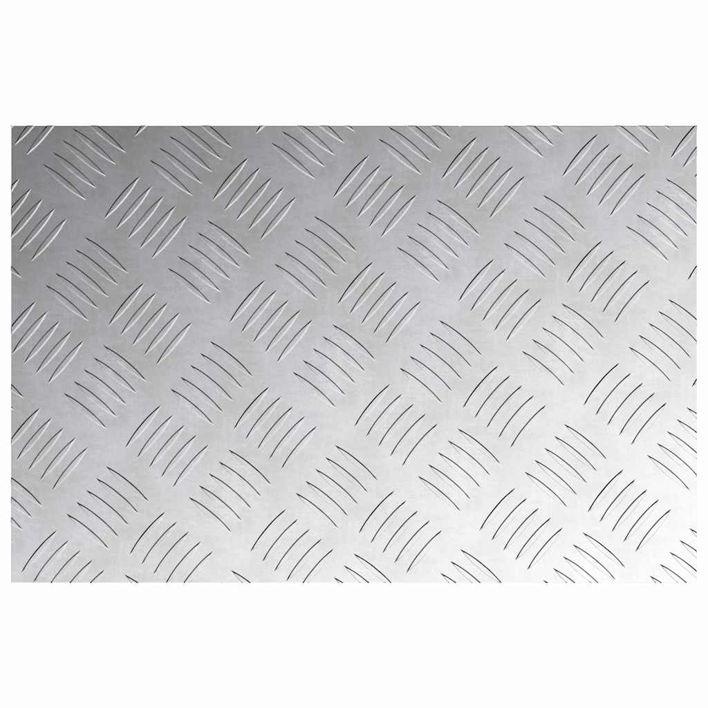 Stair Tread Rectangular 4 pcs Silver 60 x 40 cm Aluminium