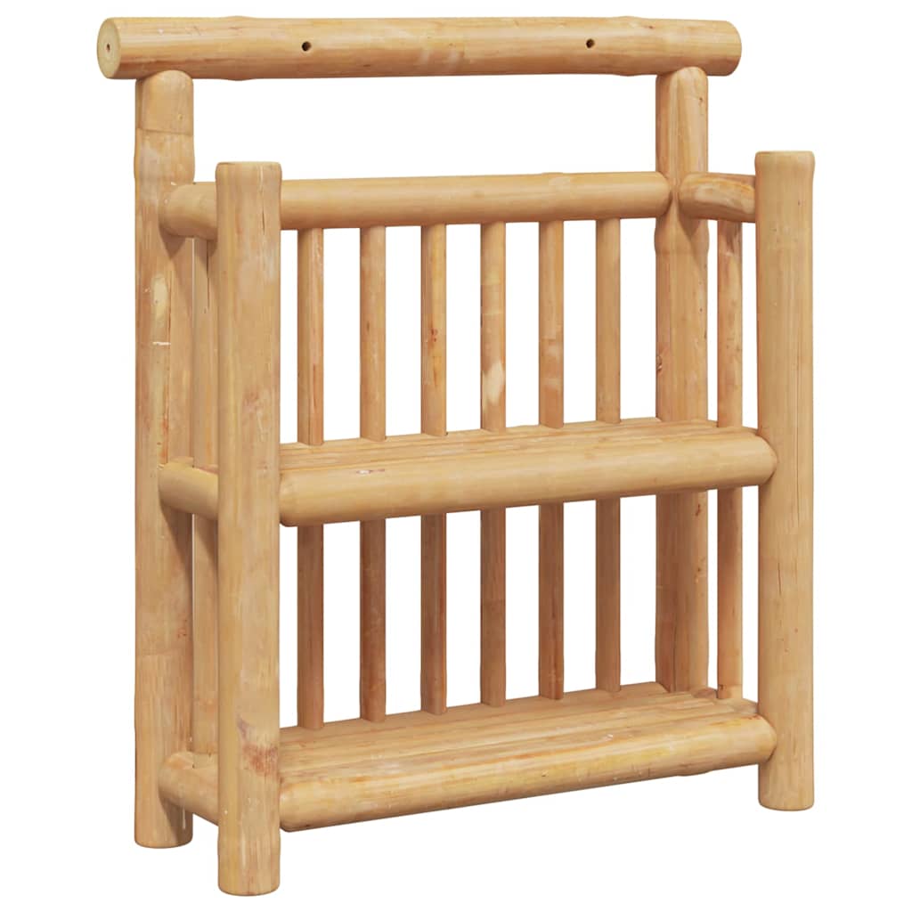 Wall Shelf with Shelf Natural 40 x 13 x 44 cm Bamboo