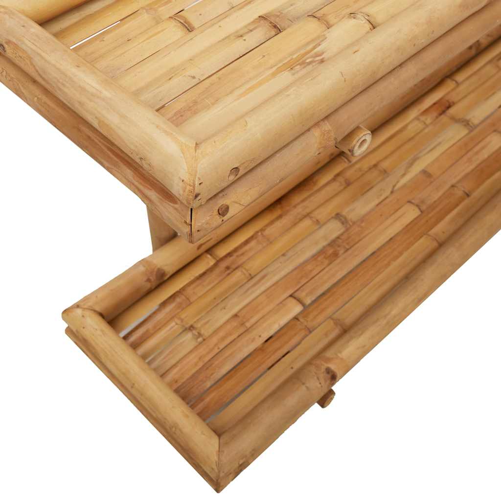 Wall Shelf with Shelf Wall-mounted Brown 39 x 26 x 60 cm Bamboo