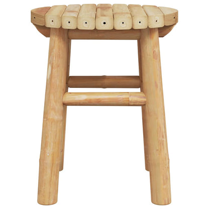Stool Bamboo Natural 30 x 30 x 36 cm Bamboo