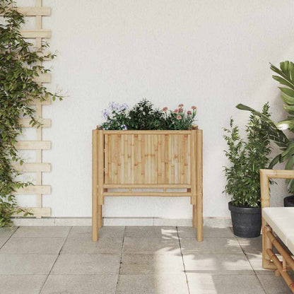 Raised Bed Brown 70 x 35 x 70 cm Bamboo
