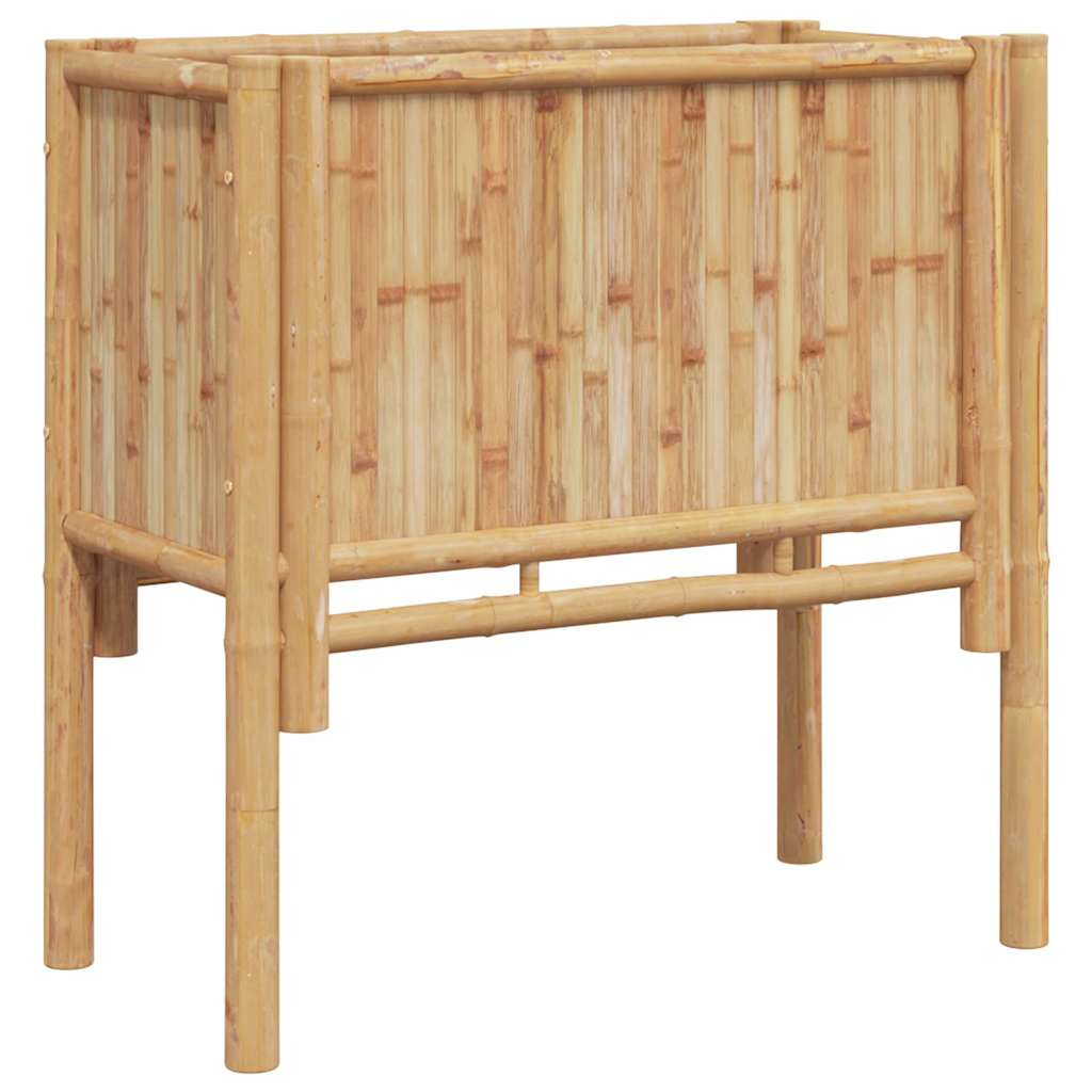 Raised Bed Brown 70 x 35 x 70 cm Bamboo