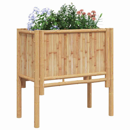 Raised Bed Brown 70 x 35 x 70 cm Bamboo