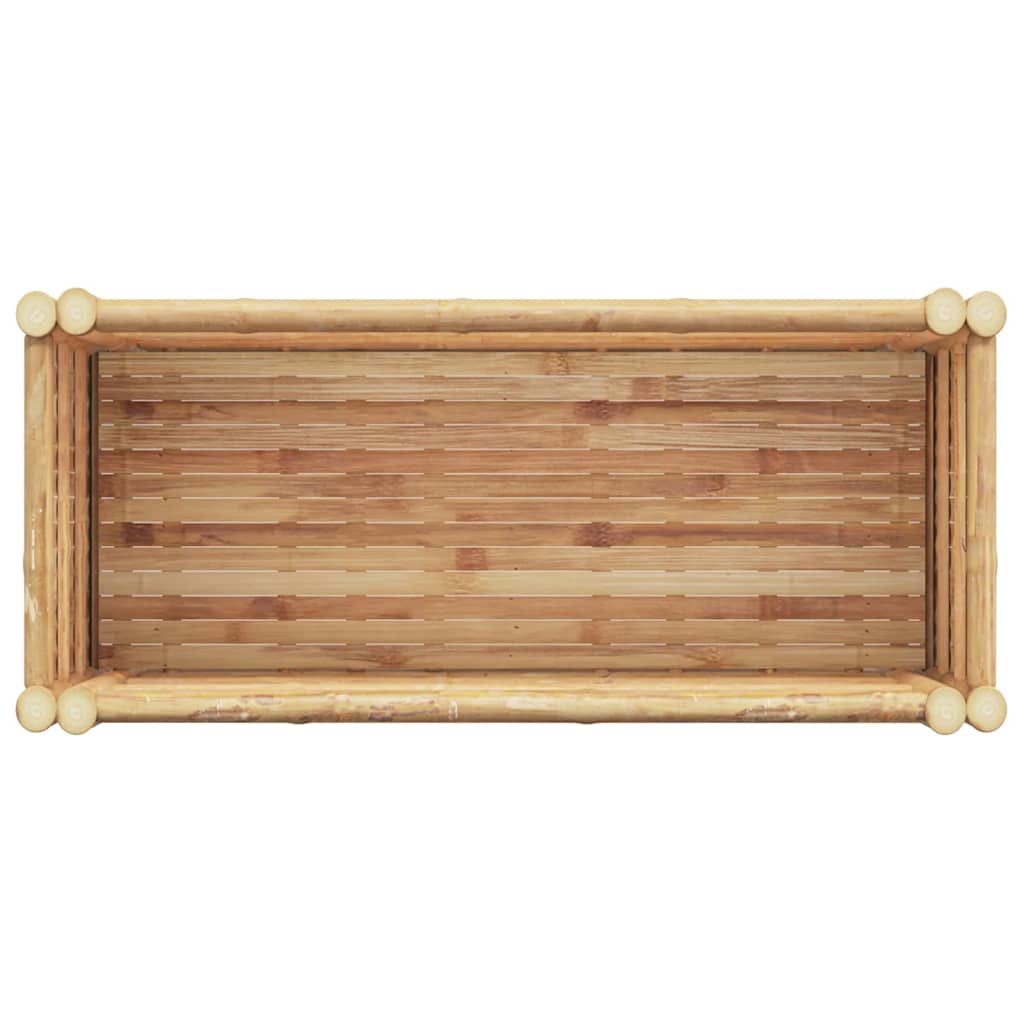 Raised Bed Brown 70 x 35 x 70 cm Bamboo